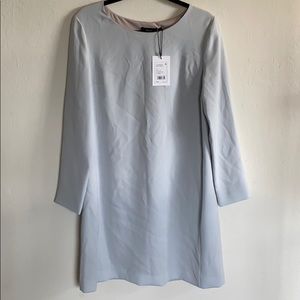NWT theory LS Paneled Shift Dress